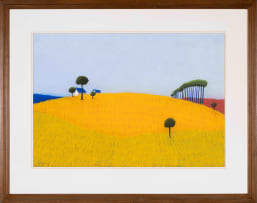 Pieter van der Westhuizen; Tree-lined Wheatfield
