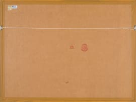 Louis van Heerden; Black and White Abstract, diptych