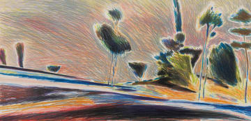 Andrew Verster; Composition with Trees and Bushes I