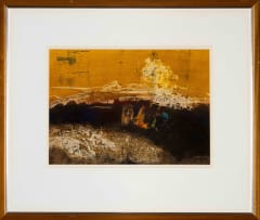 Peter Webber; Brown and Ochre Abstract