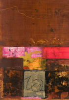 Peter Webber; Abstract in Red and Brown