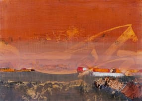 Peter Webber; Abstract Composition in Orange