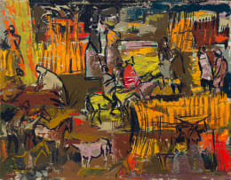 Walter Battiss; Figures and Horses