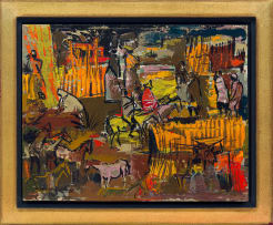 Walter Battiss; Figures and Horses
