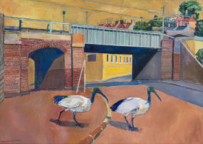 Alexander Podlashuc; Overhead Railway Bridge, Glebe NSW
