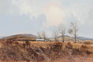 Gerrit Roon; Bushveld Landscape with House