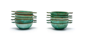Linn Ware/Ceramic Studio; Soup bowls, ten