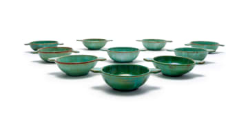 Linn Ware/Ceramic Studio; Soup bowls, ten