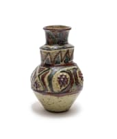 Lephina Molefe; Vase with incised pattern and relief decoration