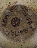 Lephina Molefe; Vase with incised pattern and relief decoration