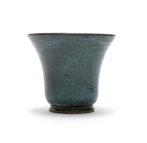 Globe Potteries; Flared vase