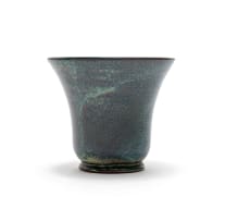 Globe Potteries; Flared vase