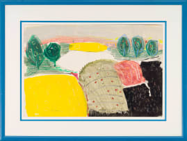 Charles Gassner; Landscape with Trees