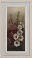 Henry John Dykman; Hollyhocks