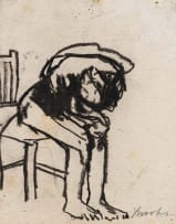 Robert Brooks; Figure Drawings, two