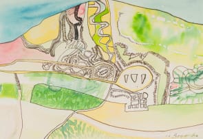 Robert Brooks; Arial View of an Abstract Landscape