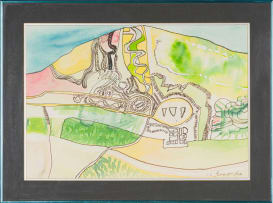 Robert Brooks; Arial View of an Abstract Landscape