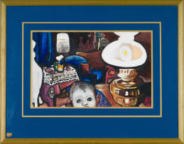 Jennifer Lynne Crooks; Interior with Child
