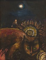 Jennifer Lynne Crooks; Moonlit Cat