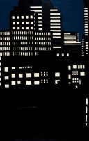 Peter Eastman; Large City, triptych