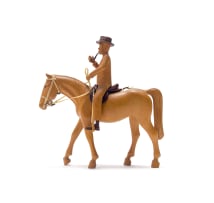 Julius Mfethe; Horse and Rider (with Pipe)