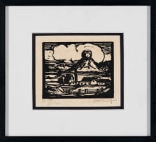 Jacob Hendrik Pierneef; Die Sfinks, Fouriesburg (The Sphinx, Fouriesburg) (Nilant 58)
