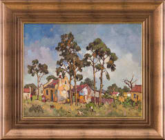 Conrad Theys; Cottages, Trees and Chickens