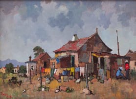 Conrad Theys; Backyard Scene