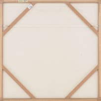 Esther Mahlangu; Untitled (Ndebele Patterns in Square Composition)