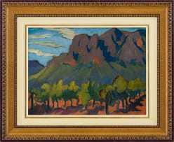 Maggie Laubser; Mountainous Landscape