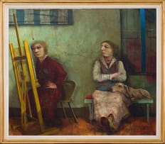 Karin Jaroszynska; Women and Easel