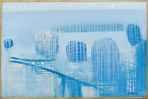 Larry Scully; Blue Abstract