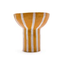 Mbabane bowl with white stripes