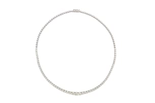Diamond tennis necklace