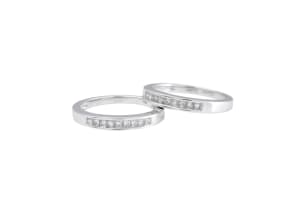 Pair of diamond rings