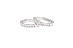 Pair of eternity bands