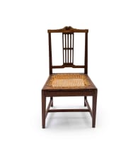 A Cape stinkwood and fruitwood side chair, early 19th century