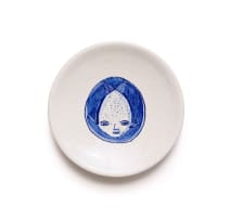 Ruan Hoffmann; Plate with blue fish motif
