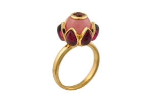 Protea quartz ring