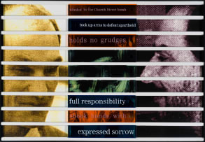 Sue Williamson; Neville Clarence – Hold no Grudge – Abuoobaker Ismael, Truth Games series