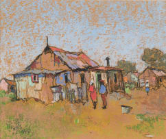 Conrad Theys; Cottages and Figures