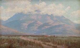 Jan Ernst Abraham Volschenk; Cloud Crested Mountain near Riversdale