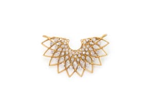 Diamond choker and pendants