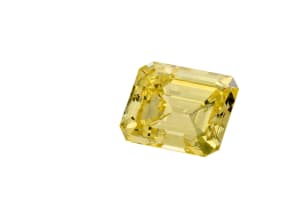 Natural fancy vivid yellow diamond