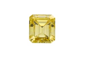Natural fancy vivid yellow diamond