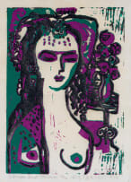 Michael Hallier; Woman and Flowers