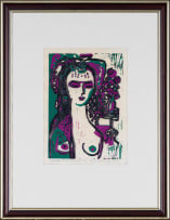 Michael Hallier; Woman and Flowers