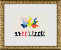 Walter Battiss; Birds in a Cage