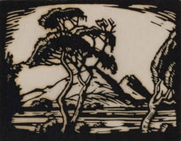 Jacob Hendrik Pierneef; Potgietersrus, Berge (Potgietersrus, Mountains) (Nilant 63)