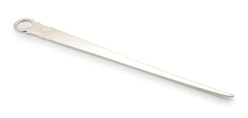 An Irish George III silver meat skewer, John Power, Dublin, 1803